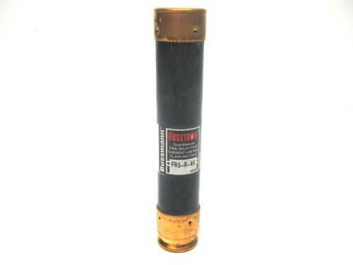 Bussmann FRS-R-45 Fusetron Dual Element Time Delay Fuse 45 Amp 600V Class RK5