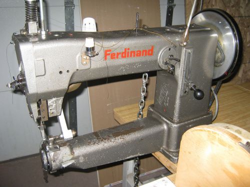 Ferdinand Open Arm mechanical Industrial sewing machine mounted with footswitch