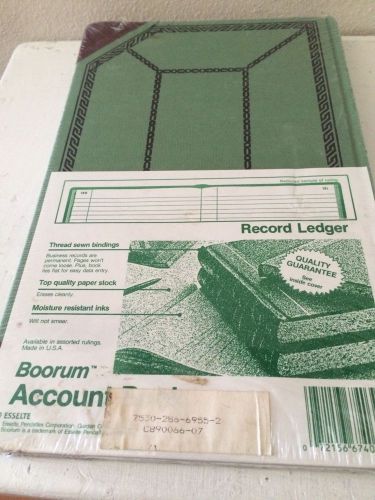 Boorum 67 1/8 R Account Book Record Ledger 12-1/2 x  7-5/8  300 BOR6718300R NOS