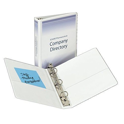Avery Mini Economy View Binder with 1 Inch Round Ring, 5.5 x 8.5 inches,  White,
