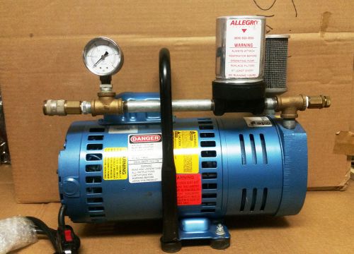 Allegro a-750 fresh air scuba breathing ambient air pump 3/4 hp gast / emerson for sale