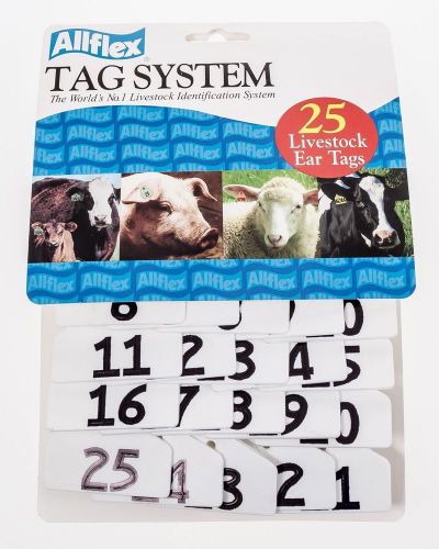 Allflex Global Tamperproof Hog Tags, White [151-175]