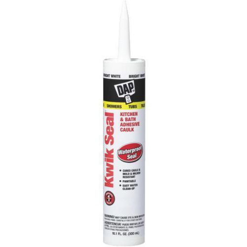 WHITE DAP Kwik Seal Kitchen &amp; Bath All Purpose Caulk