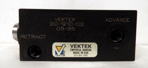 1 NEW VEKTEK 20-1210-02 HYDRAULIC CYLINDER WITH 2&#034; STROKE