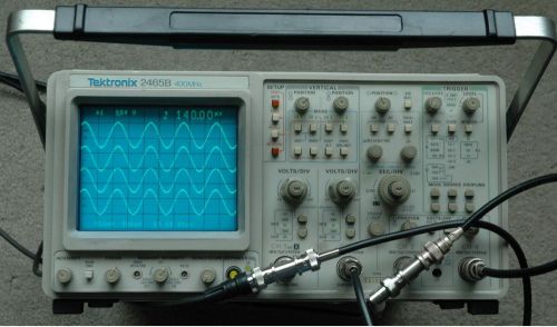 Tektronix 2465B 400 MHz Oscilloscope, Calibrated, Good Condition, 30day Warrenty