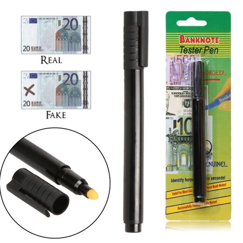 Black money checker counterfeit detector marker fake banknotes tester pen for sale
