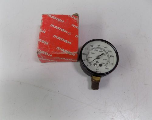 MARSH 0-5000PSI 0-35000kPa PRESSURE GAUGE 34693-2 ISSB NIB