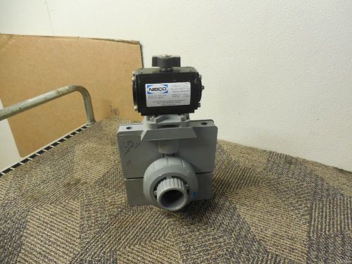 NIBCO ACTUATOR W/ 1-1/2&#034; PVC SOCKET BALL VALVE NDA 4 F04 NDA4F04 NEW