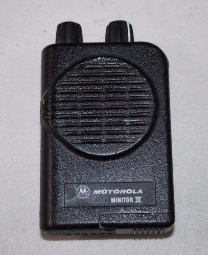 Motorola Minitor IV A03KUS7239BC 2 Channel VHF High Band 143-174 MHz Pager     K