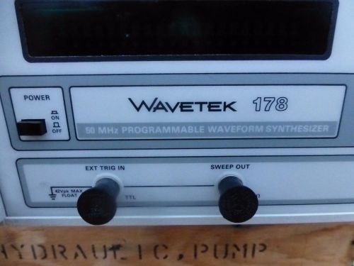 WAVETEK MODEL 178-S-1159 PROGRAMMABLE WAVEFORM SYNTHESIZER