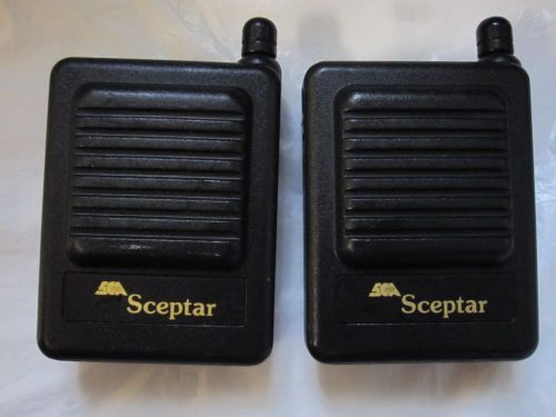 2-SCEPTAR SP-AV01 PAGING RECEIVER