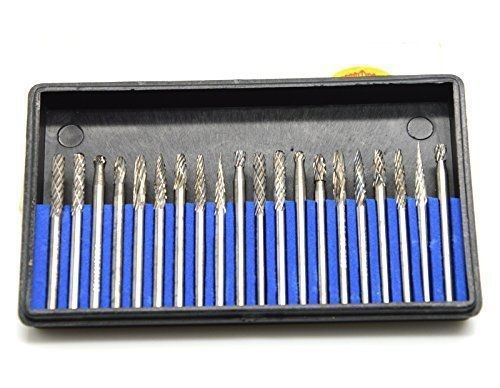 WKS TOOL Wokesi Pack of 20pcs,3mm(1/8&#039;&#039;)Cutting Diameter,3mmShank,Tungsten