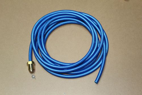 45V07R 12.5 foot braided tig welding torch water hose with 53N04 clamp