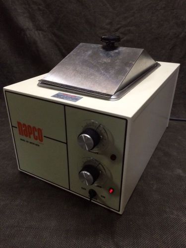 Napco 201 water bath waterbath variable laboratory lab 12&#034;x6&#034;x6&#034; w/ Top