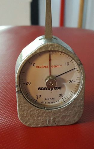 Somfy Tec Tension or Force Gauge Dial Single Pointer 30 Gram