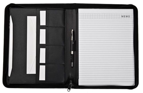 Jancosta Professional Zipper Letter Size Executive Padfolio Portfolio with Wr...