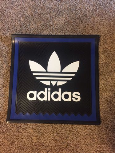 Adidas Rubber Floor Mat Brand New Store Retail Business SkateShop Shoe Store