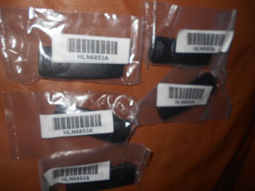 New motorola hln6853a portable radio belt clip new in package, 5 in all for sale