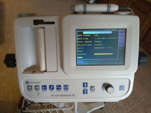 Nicollet VersaLab SE Doppler Ultrasound - includes mobile stand and basket.