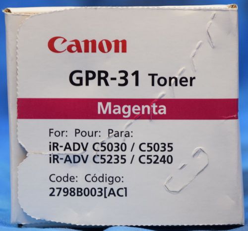 CANON GPR-31 MAGENTA TONER for IMAGERUNNER ADVANCE C5030/C5035/C5235/C5240