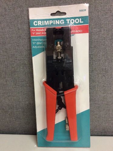 New Crimping Tool 5082R New NIB Free Shipping for Waterproof Connectors F BNC 5C