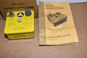 Jordan Electronics CDV-750 Radiological Dosimeter Charger CDV 750 5 W MANUAL