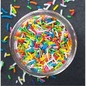 AMERICAN SPRINKLES 70003224 Rainbow Sprinkles 8 Color 6lbs, PK4