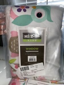 Mi Zone Kids Nocturnal Nellie Owl Blackout Window Curtain, Multi, 50X84