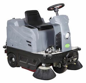 43&#034; Ride-On Floor Sweeper 21GAL Dustbin