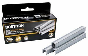 Bostitch B8 PowerCrown Staples, 0.375 Inch Leg, 45 Sheet Capacity, 5,000 Per ...