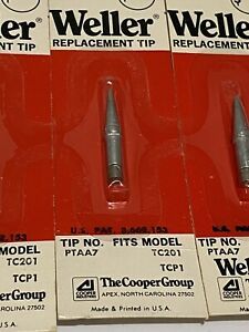 REPLACEMENT INDUSTRIAL SOLDERING TIP PTAA7  WELLER TC201 1PC