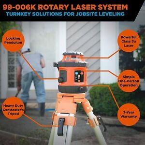 JOHNSON 99-006K 800: +/- 1/8in Rotary Laser System