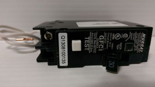 MURRAY 30 AMP SINGLE POLE GFCI CIRCUIT BREAKER