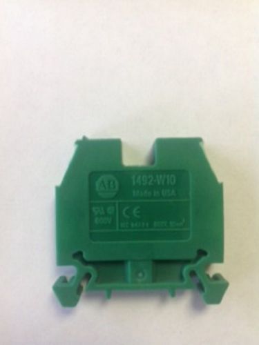 Allen Bradley 1492-W10-G Terminal Block