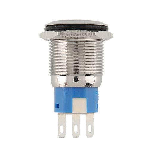 19mm Self Latching Locking Push Button Switch Flat Head DIY High Quality