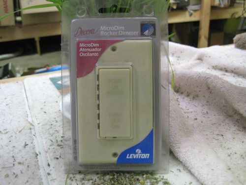 LEVITON 636-10601-I MICRO DIM ROCKER DIMMER SWITCH W/SIDE LED&#039;S