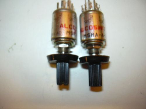 ALCO  MSRA4-2 ROTARY SWITCH  2 PCS