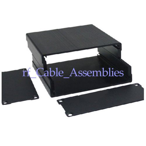 New aluminum box enclosure case project electronic diy black 100*97*40mm(l*w*h) for sale