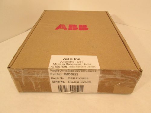 UNUSED ABB IMDSI22 INPUT MODULE SEAL DATE 6-07-10 *NOB*