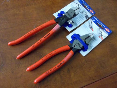 Knipex 10&#034; 10 inch 250mm 74 01 250  Cutters +Linesman Plier 09 11 240, 9 1/2 in.