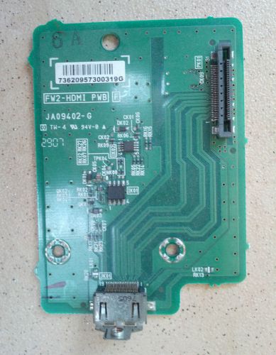 HITACHI P50X01AU FW2-HDMI BOARD JA09402-G