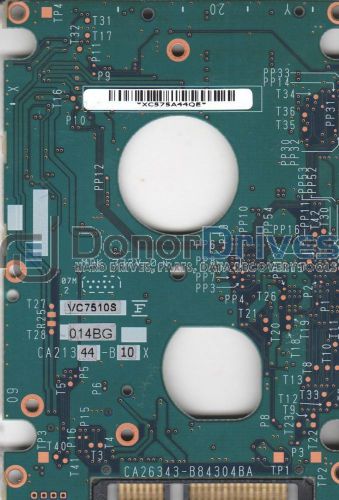 MHW2160BH PL, CA06820-B31800DL, CA26343-B84304BA, Fujitsu SATA 2.5 PCB + Service