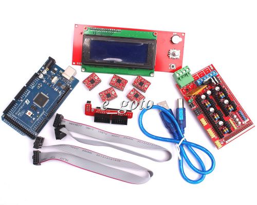 Mega2560 R3 Kit LCD2004 A4988 Motor Driver for RAMPS 1.4 Reprap 3D Printer