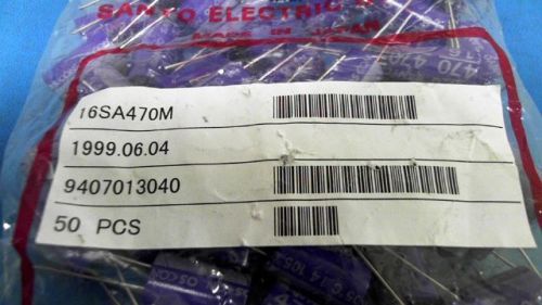 4-pcs capacitor miniaturized large value radial 16sa470m 16sa470 for sale