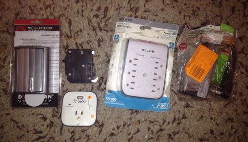 Lot Of Various Electric Belkin Westek Square D Doberman Security