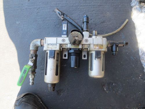 TECNO WASINO LG-6 CNC SMC FILTER AF3000 REGULATOR AR2500 LUBRICATOR AL3000