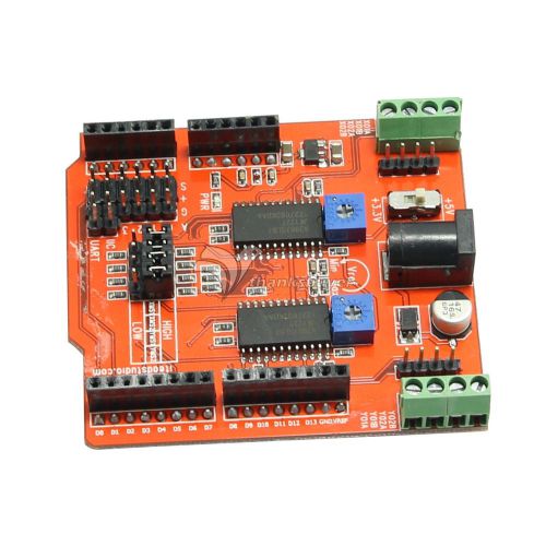 Arduino dual stepper motor driver shield for sale