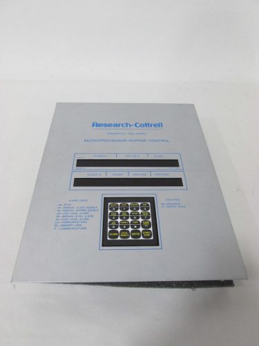 NEW HAMON RESEARCH-COTTRELL 307897-B MICROPROCESOR RAPPER CONTROL D335248