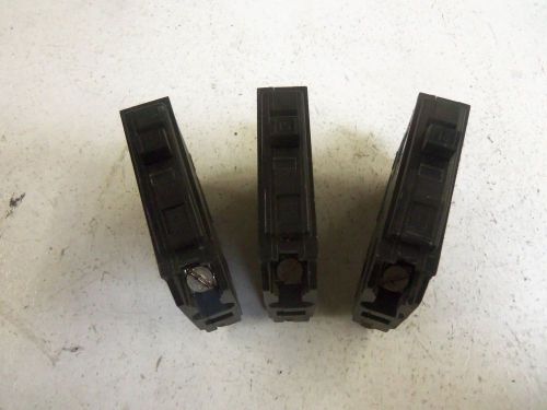 LOT OF 3 SQUARE D Q0115 CIRCUIT BREAKER *USED*