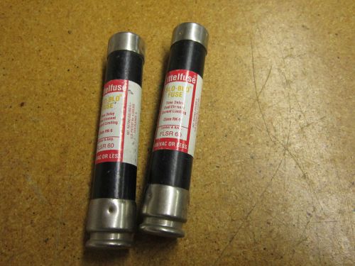 Littelfuse FLSR 60 FUSE 60AMP 600VAC CLASS RK5 DUAL ELEMENT (lot of 2)